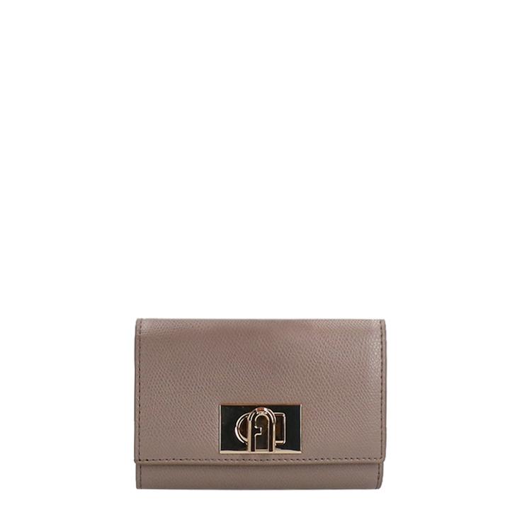 daniel ray Furla 1927 M Compact Wallet stucco gray