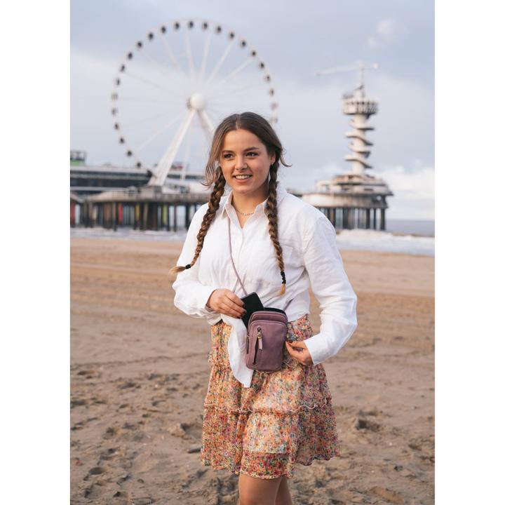 Daniel Ray Hide & Stitches Daydreamer Phonebag Beige