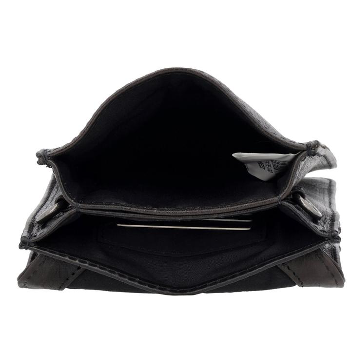 Daniel Ray Hide & Stitches Earth Phonebag Black