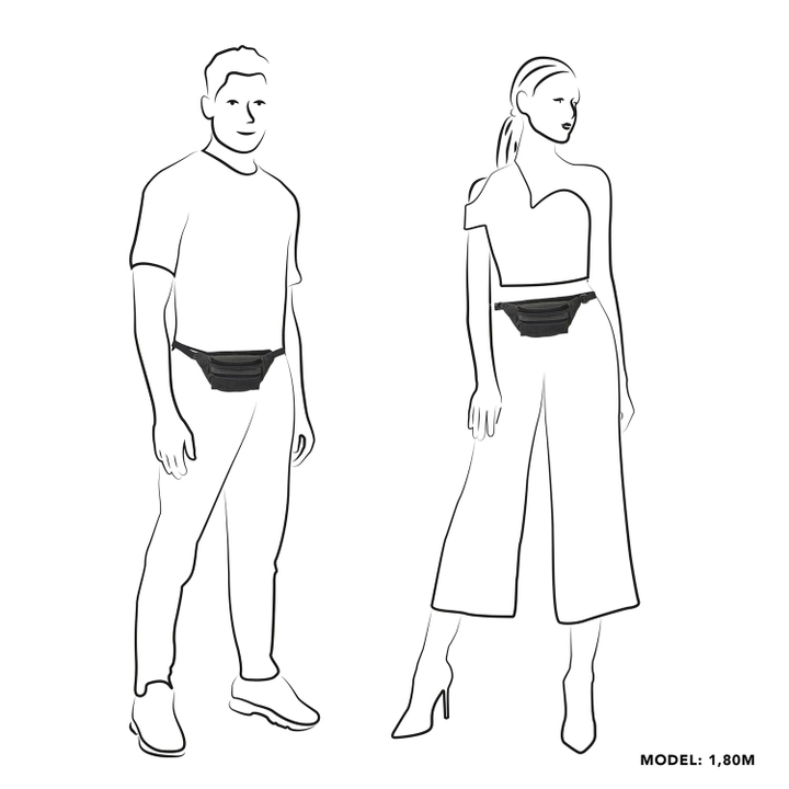 Daniel Ray Hide & Stitches Idaho Azure Heuptas Zwart