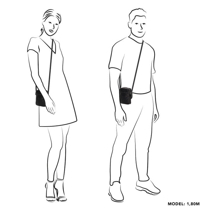 Daniel Ray Hide & Stitches Japura Shoulderbag Black