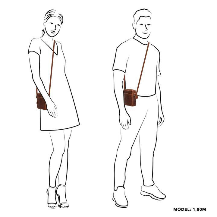 Daniel Ray Hide & Stitches Japura Shoulderbag Cognac