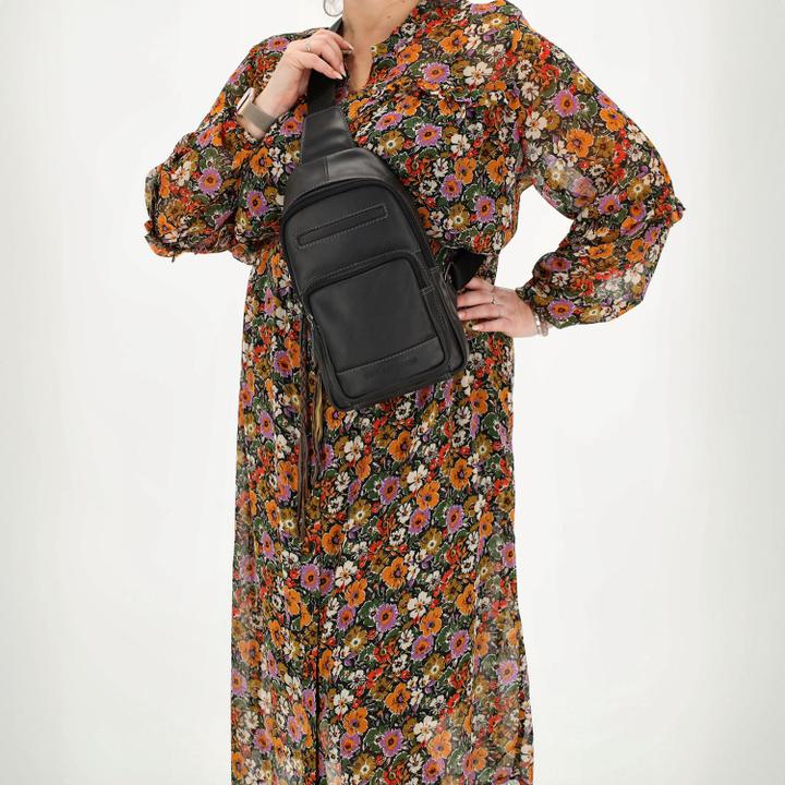 Daniel Ray Hide & Stitches Japura Slingbag Black