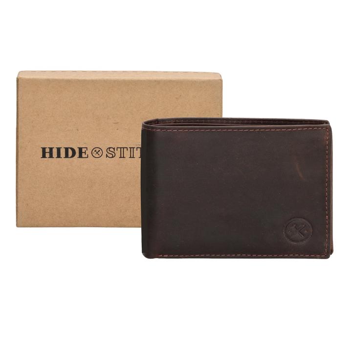 Daniel Ray Hide & Stitches Japura Wallet Darkbrown