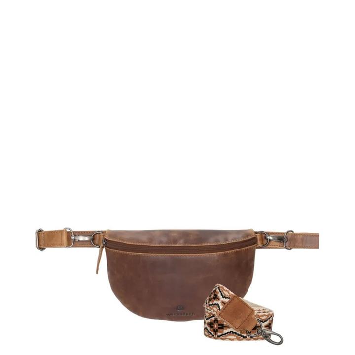 Daniel Ray Hide & Stitches Next Navajo Hipbag Brown