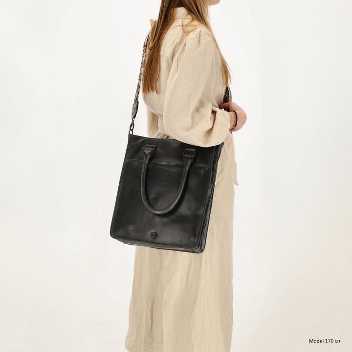 Daniel Ray Hide & Stitches Next Navajo Shopper Black