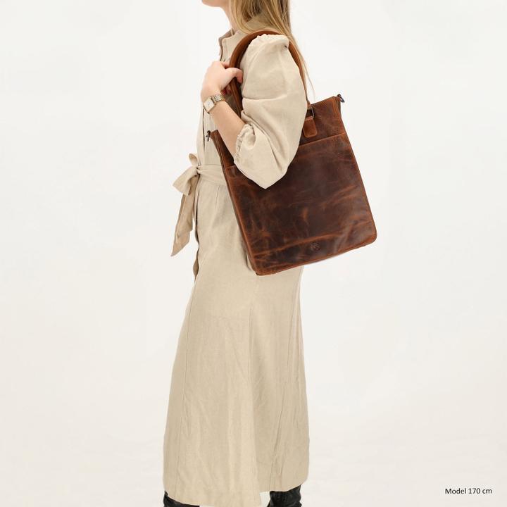 Daniel Ray Hide & Stitches Next Navajo Shopper Brown