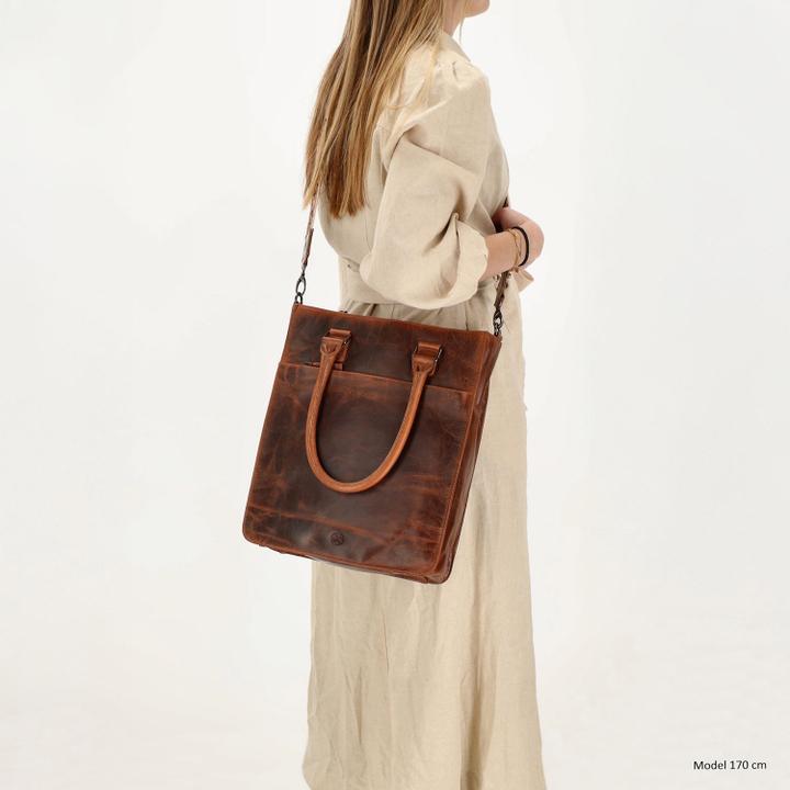 Daniel Ray Hide & Stitches Next Navajo Shopper Brown