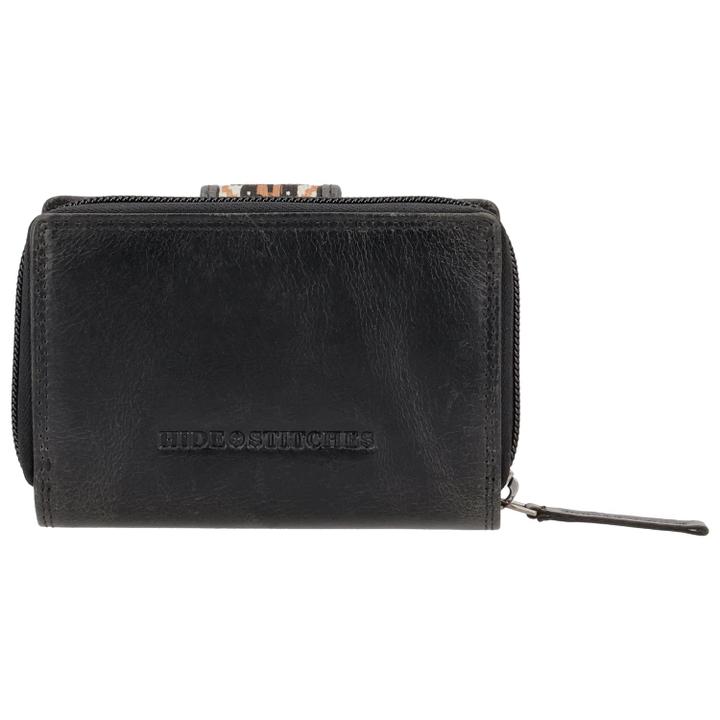 Daniel Ray Hide & Stitches Next Navajo Wallet Black