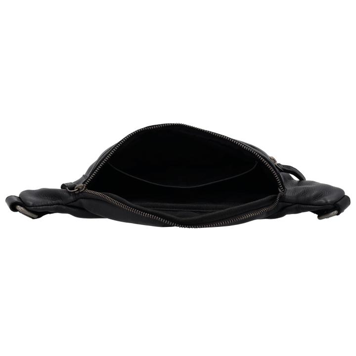 Daniel Ray Hide & Stitches Paint Rock Hipbag Black