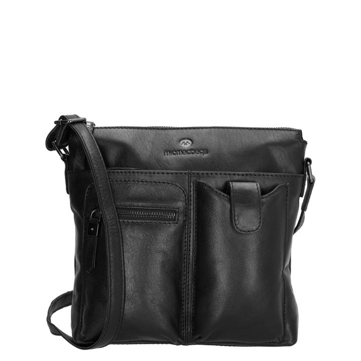 daniel ray Hide & Stitches Porto Schoudertas zwart