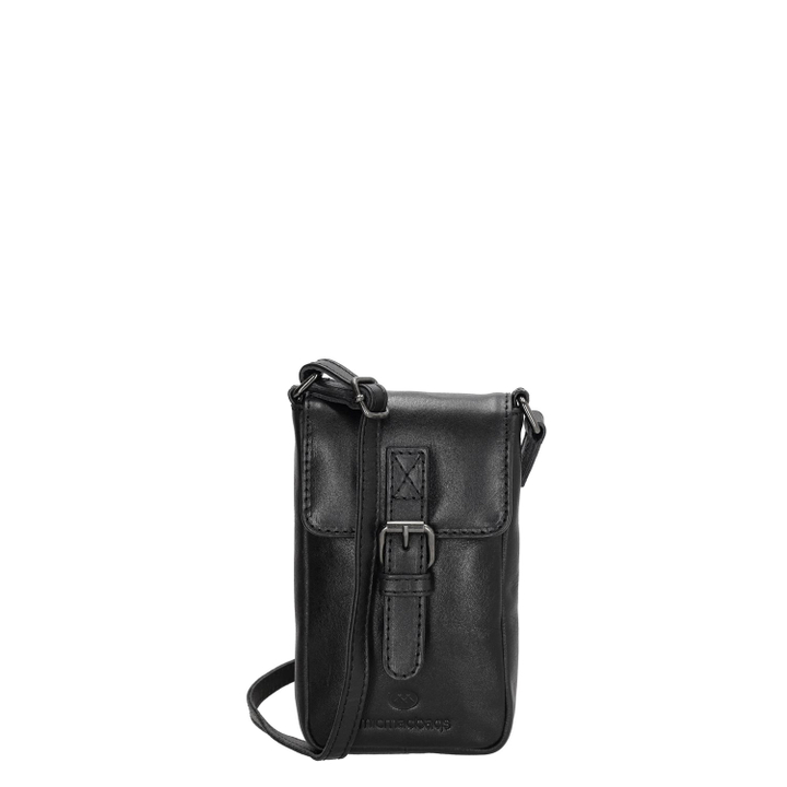 daniel ray Hide & Stitches Porto Telefoontasje zwart