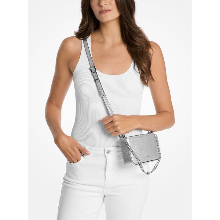 Daniel Ray Michael Kors Bryant Crossbody Silver