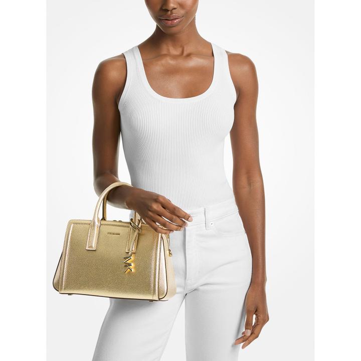 Daniel Ray Michael Kors Laila Satchel Pale Gold
