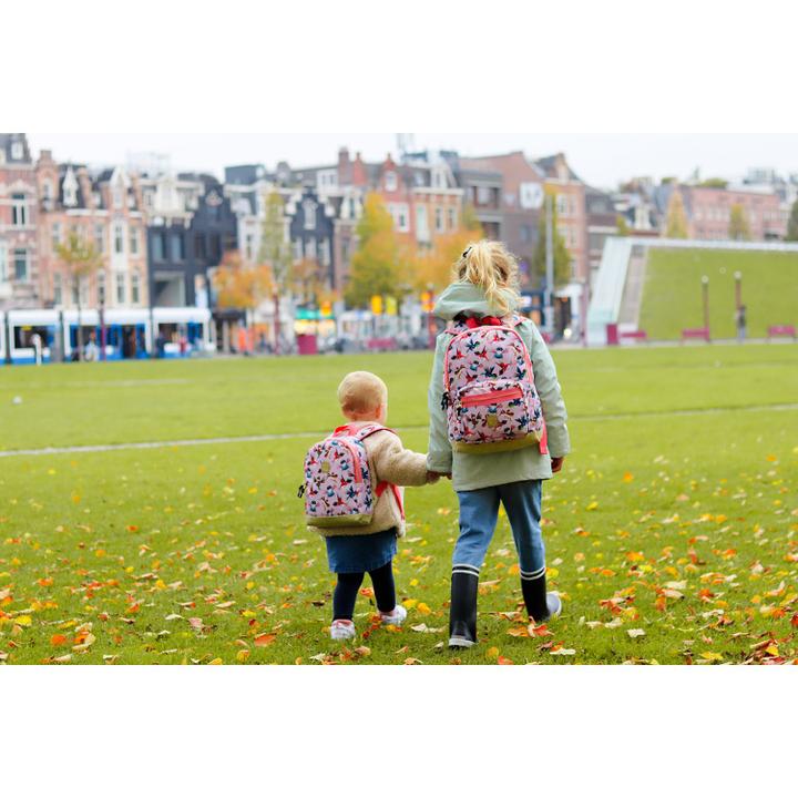 Daniel Ray Pick & Pack Birds Backpack M Soft Pink