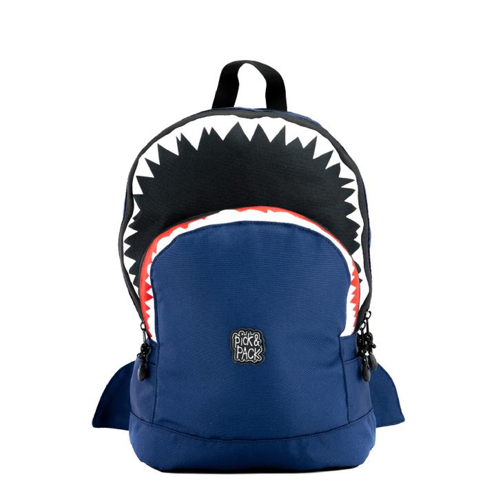 Daniel Ray Pick & Pack Shark Shape Backpack M Navy