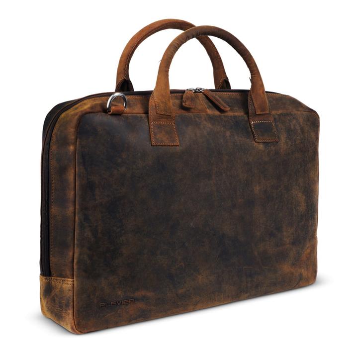 Daniel Ray Plevier Adler Laptoptas 17.3" Bruin