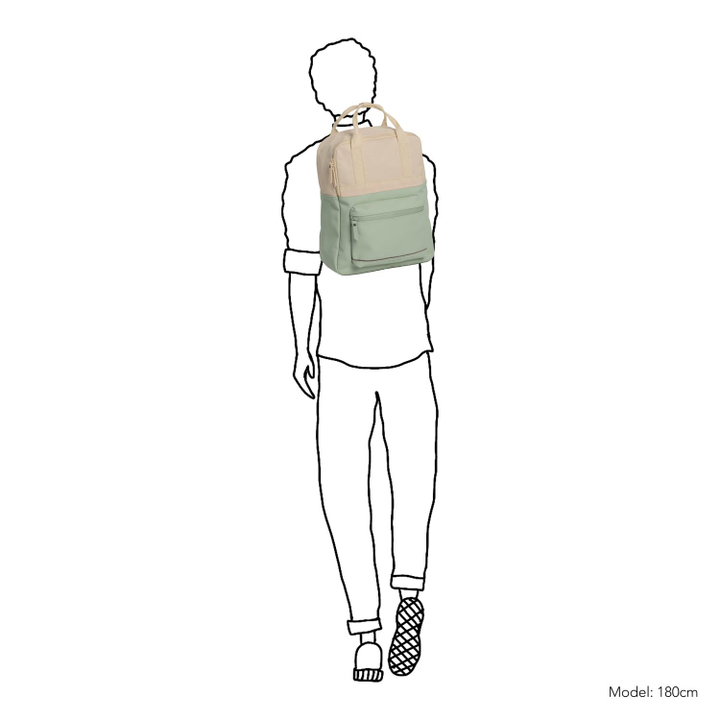 Daniel Ray Daniel Ray Providenc Water-Repellent Backpack Mint/beige