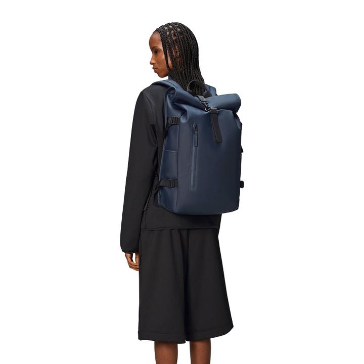 Daniel Ray Rains Rolltop Rucksack Large W3 Navy