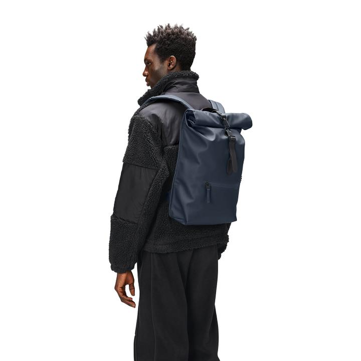 Daniel Ray Rains Rolltop Rucksack W3 Navy