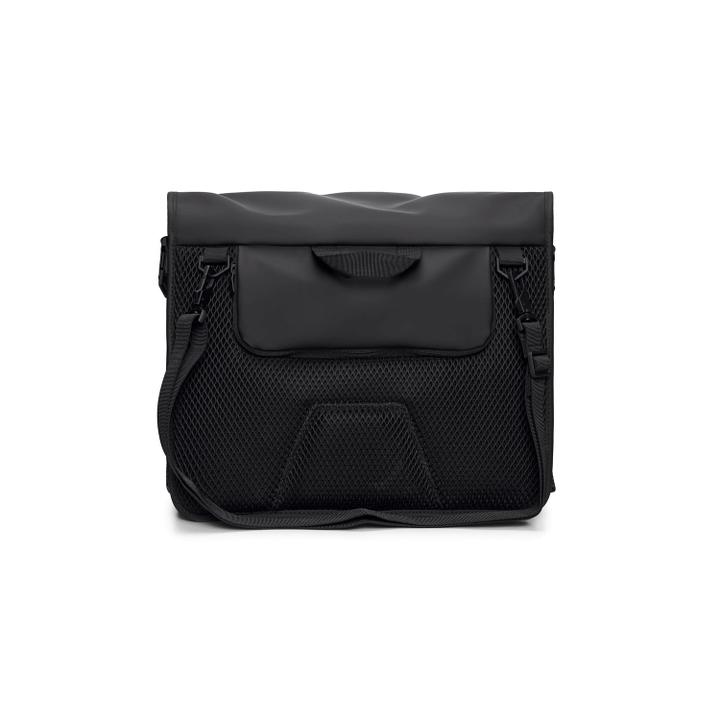 Daniel Ray Rains Trail Rolltop Messenger Bag Black