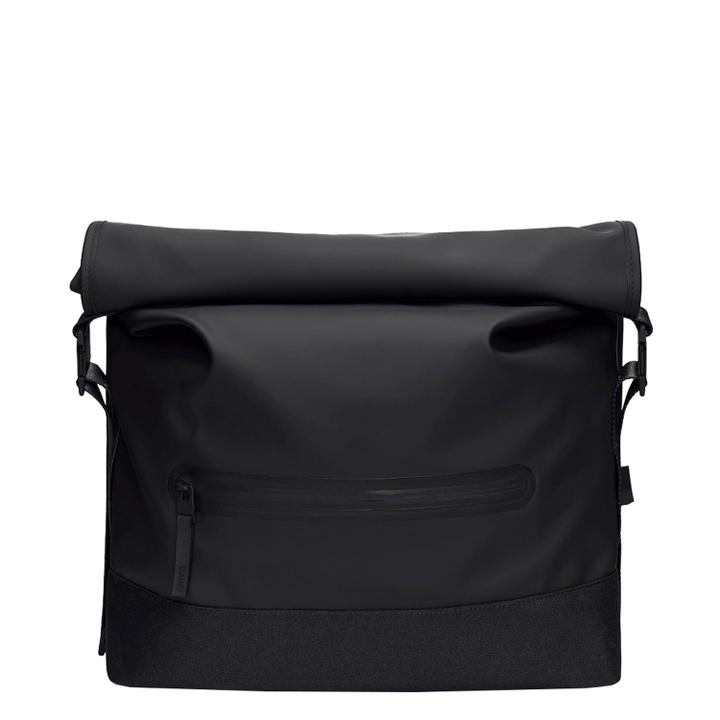 daniel ray Rains Trail Rolltop Messenger Bag black
