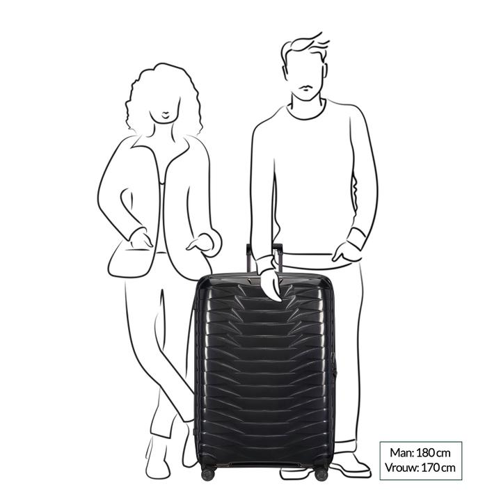 Daniel Ray Samsonite Proxis Spinner 86 Silver