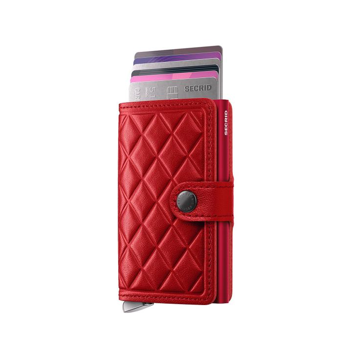 Daniel Ray Secrid Miniwallet Emboss Diamond Red