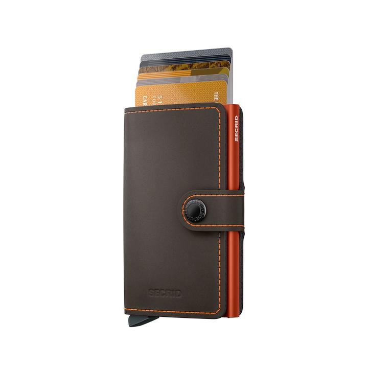 Daniel Ray Secrid Miniwallet Matte Truffle Orange