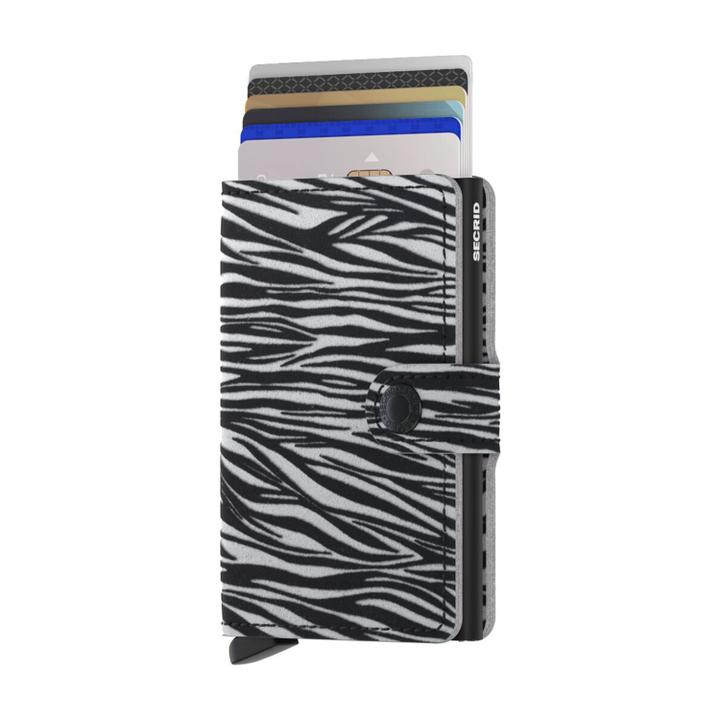 Daniel Ray Secrid Miniwallet Zebra Light Grey