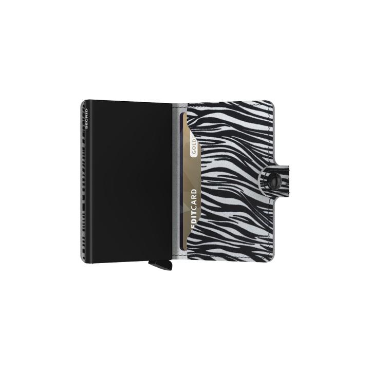 Daniel Ray Secrid Miniwallet Zebra Light Grey