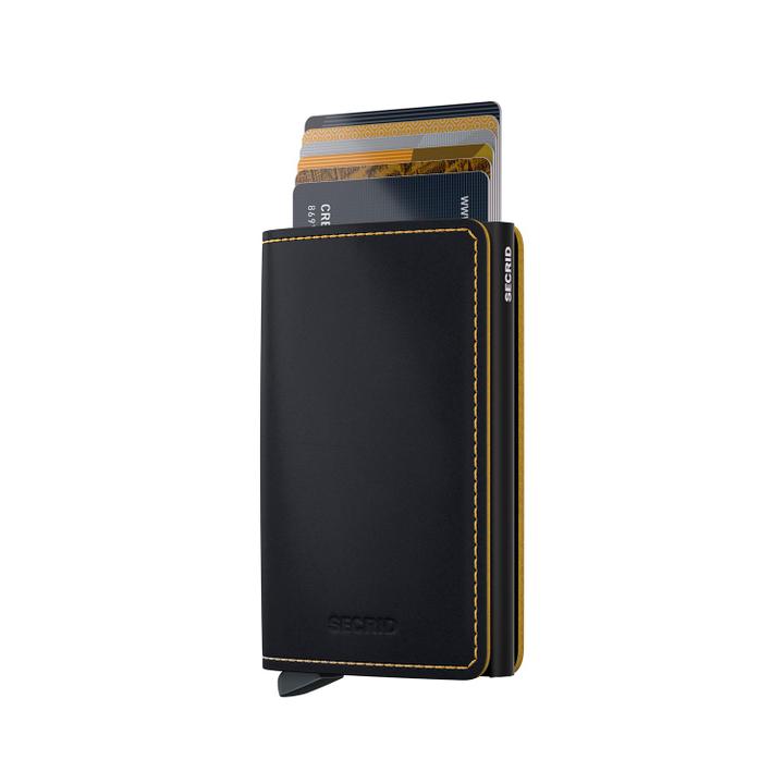 Daniel Ray Secrid Slimwallet Matte Black Ochre