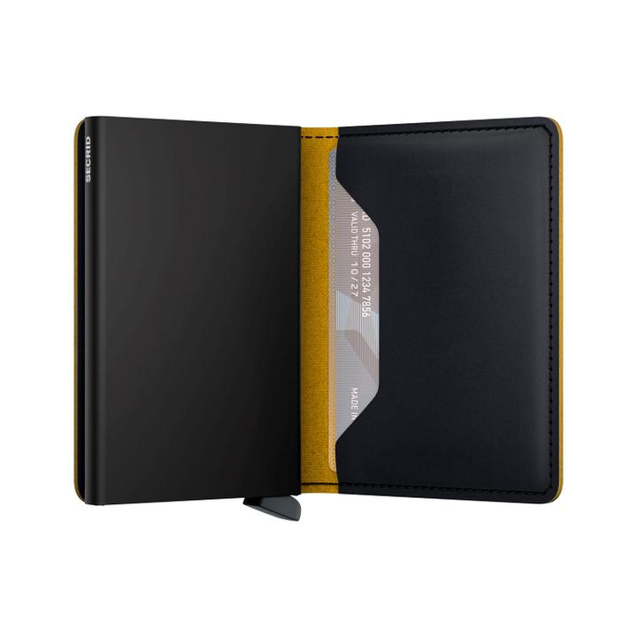 Daniel Ray Secrid Slimwallet Matte Black Ochre
