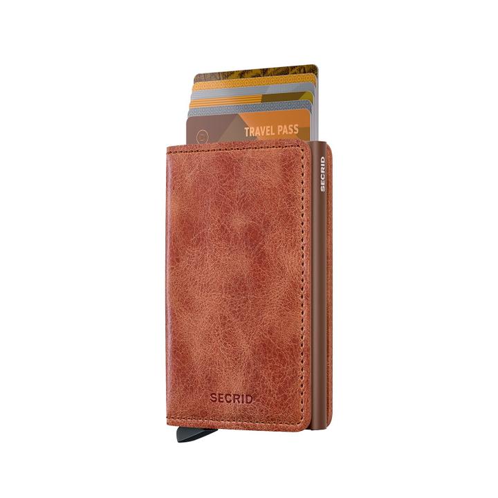 Daniel Ray Secrid Slimwallet Vintage Cognac-brown