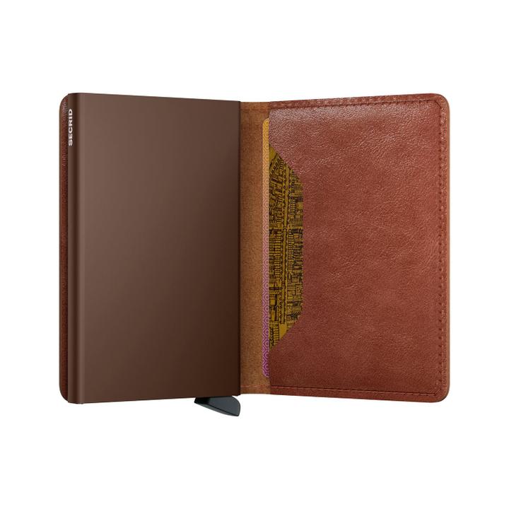 Daniel Ray Secrid Slimwallet Vintage Cognac-brown