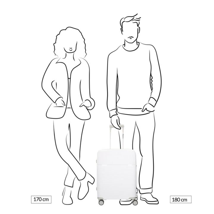 Daniel Ray Travelbags The Lina Trolley S White