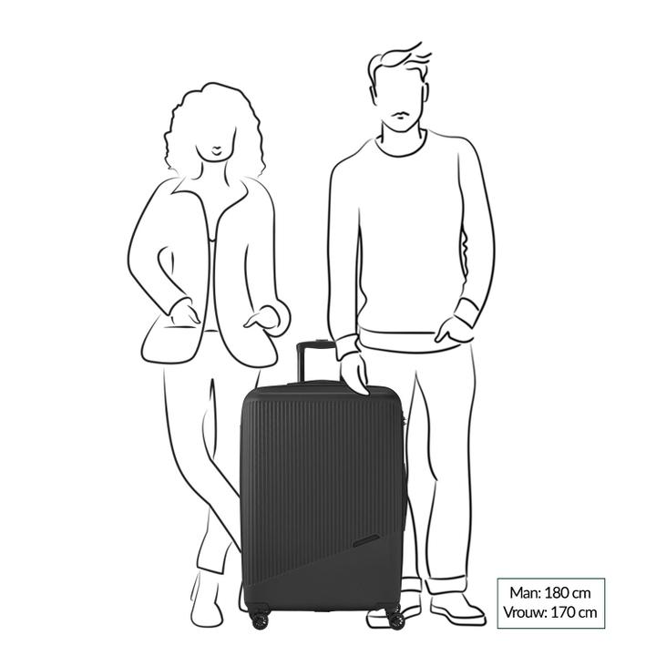 Daniel Ray Travelite Bali 4 Wiel Trolley L Green