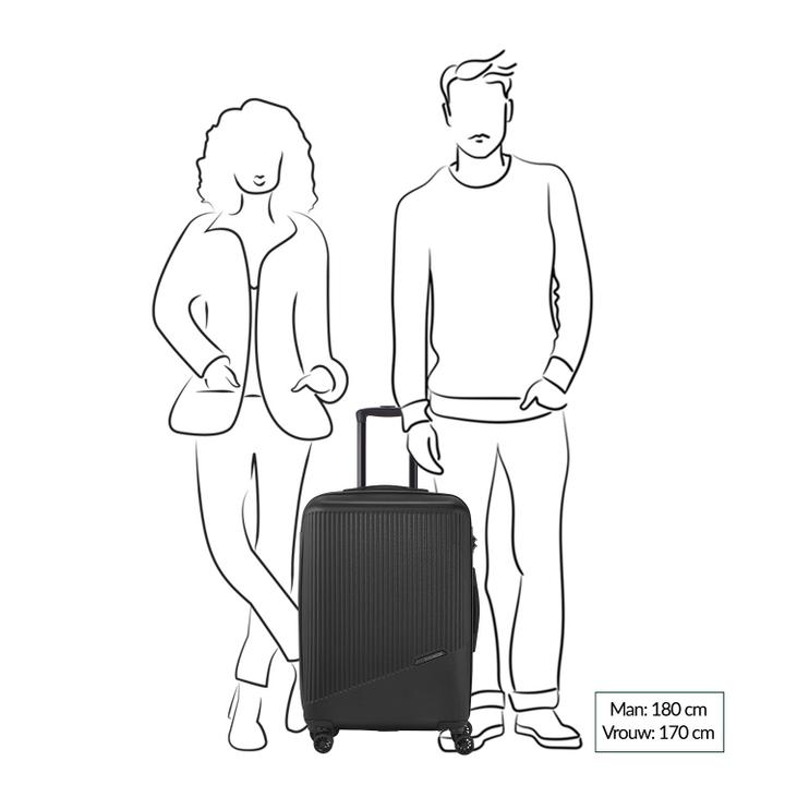 Daniel Ray Travelite Bali 4 Wiel Trolley M Black