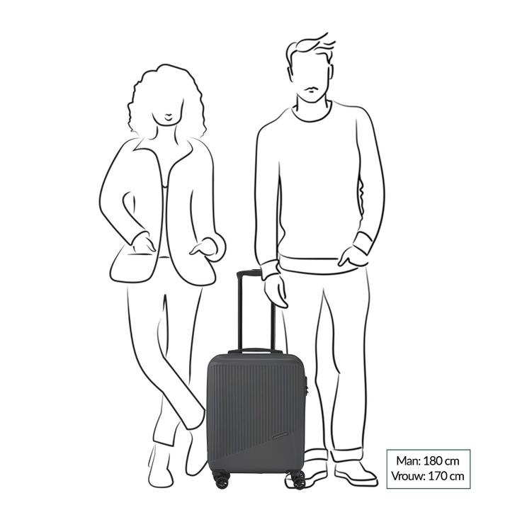 Daniel Ray Travelite Bali 4 Wiel Trolley S Mint