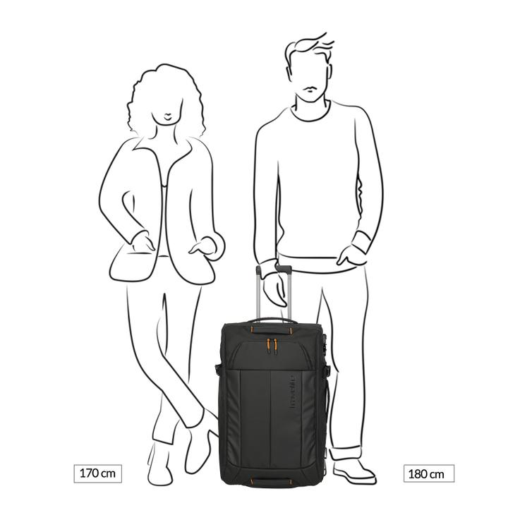 Daniel Ray Travelite Briize Wheeled Duffle M Black