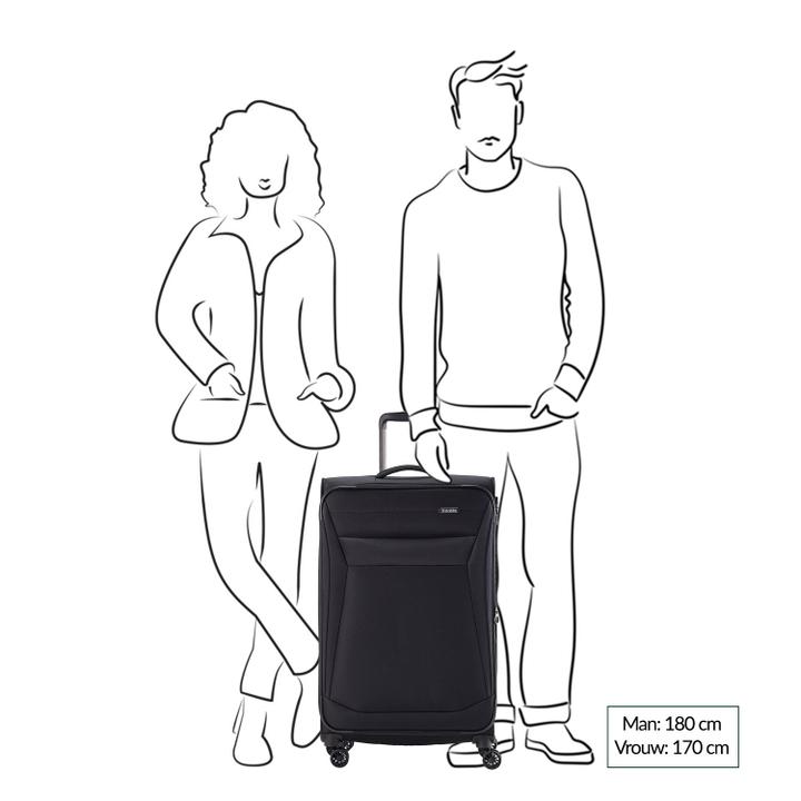 Daniel Ray Travelite Chios 4 Wiel Trolley L Petrol