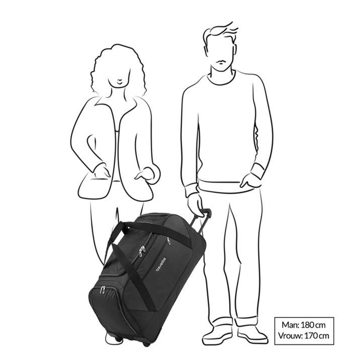 Daniel Ray Travelite Kick Off Wheeled Duffle Rose