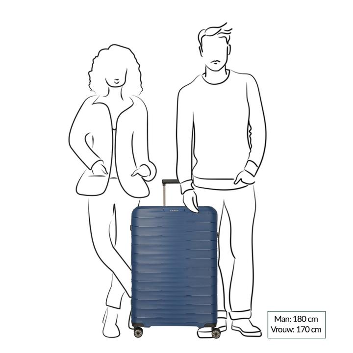 Daniel Ray Travelite Mooby 4w Trolley L Blue