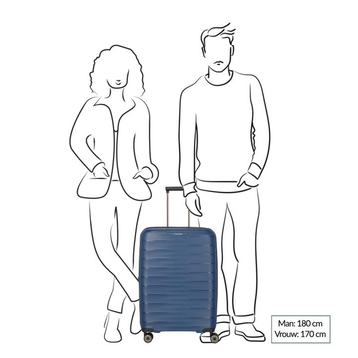 Daniel Ray Travelite Mooby 4w Trolley M Red