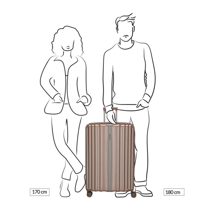 Daniel Ray Travelite Paros 4W Trolley L Cappuccino