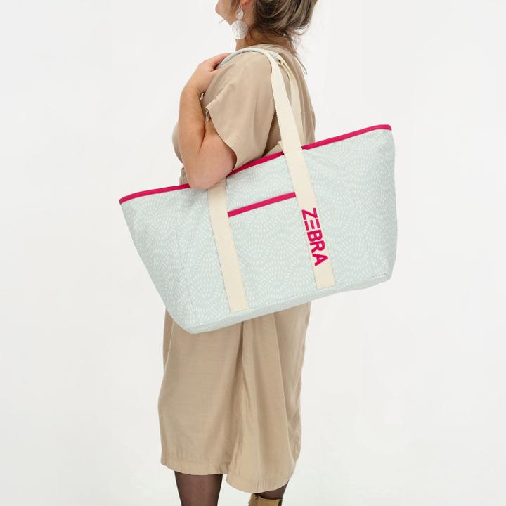 Daniel Ray Zebra Trends Elise Beachbag Lightblue