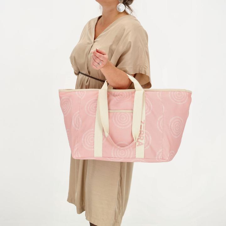 Daniel Ray Zebra Trends Elise Beachbag Pink Boho