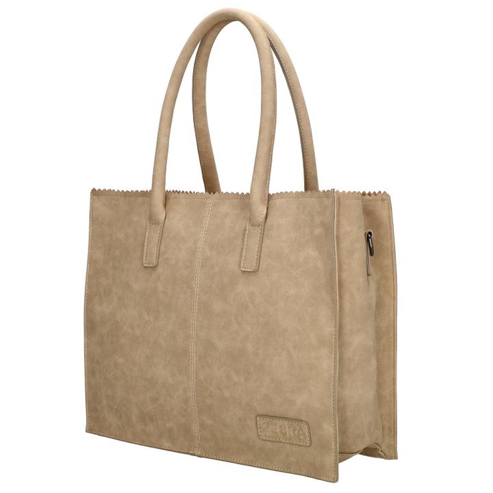 Daniel Ray Zebra Trends Lisa Shopper Taupe