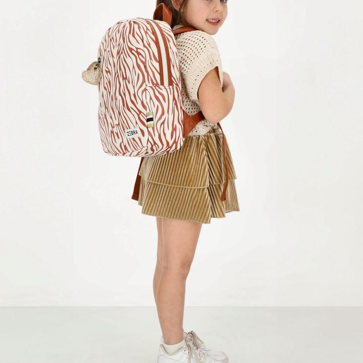 Daniel Ray Zebra Trends Saar Backpack Zebra Brown