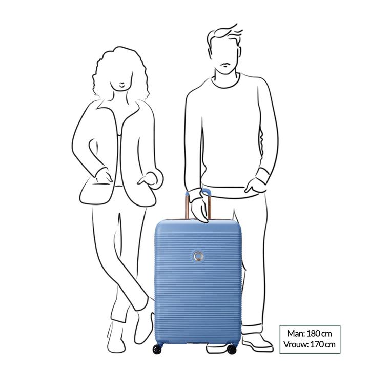 Daniel Ray Delsey Freestyle 4 Wheel Trolley 76 Himmelblau